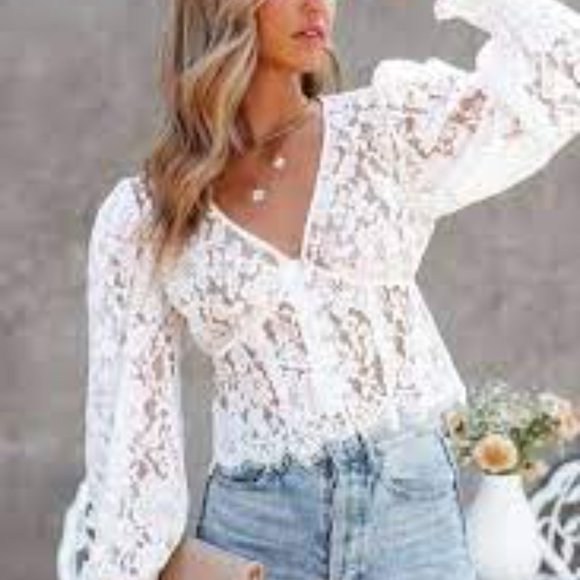 Botique Lace blouse - Picture 1 of 6